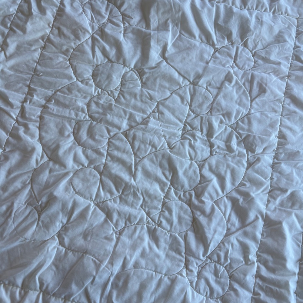 Vintage Sears Winnie the Pooh Baby Toddler Quilt Comforter 40"x49" Pooh Hunny - Picture 9 of 9